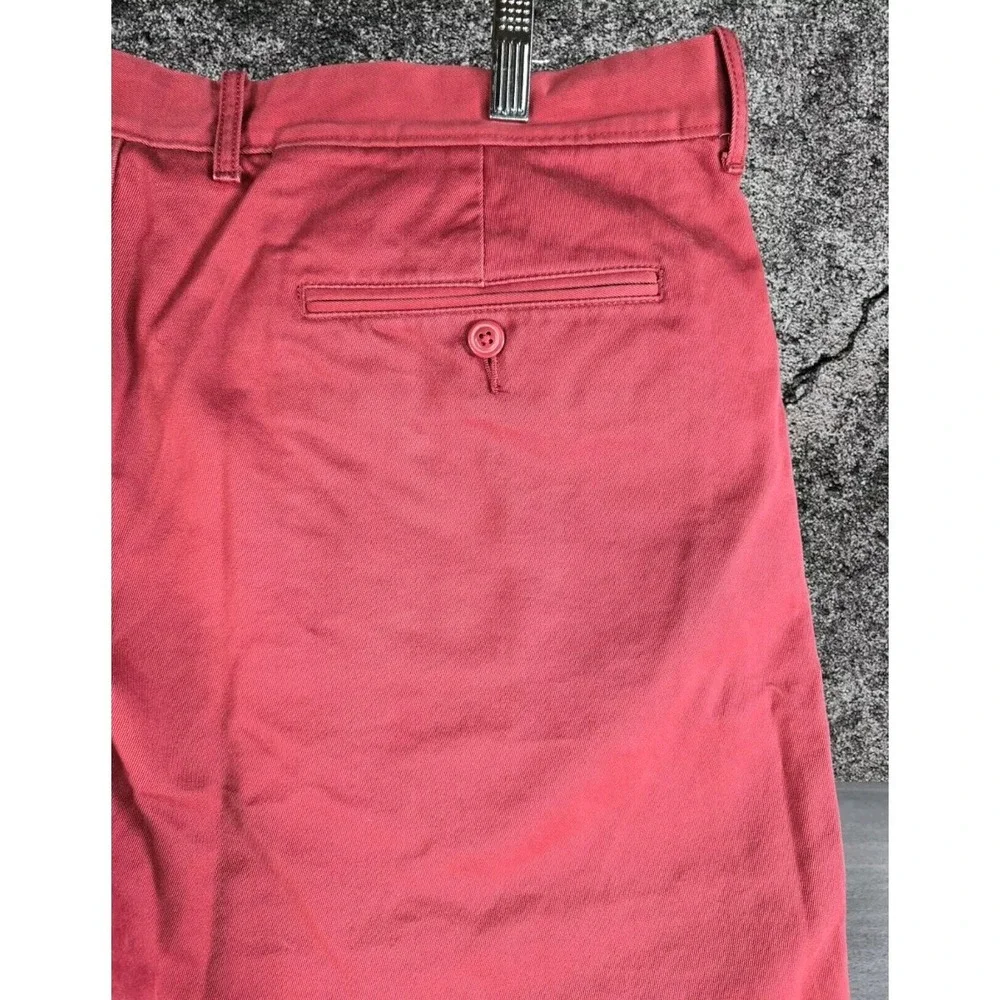 J.Crew ALWAYS pants mens 36x34 salmon pink 770 straight‎ leg chino flat front